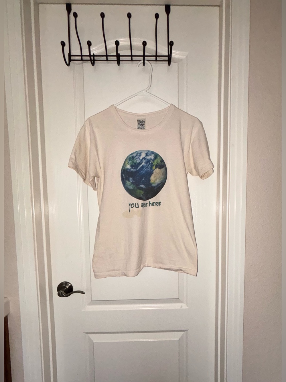 Earth Graphic Tee - Cream Women’s T-Shirt